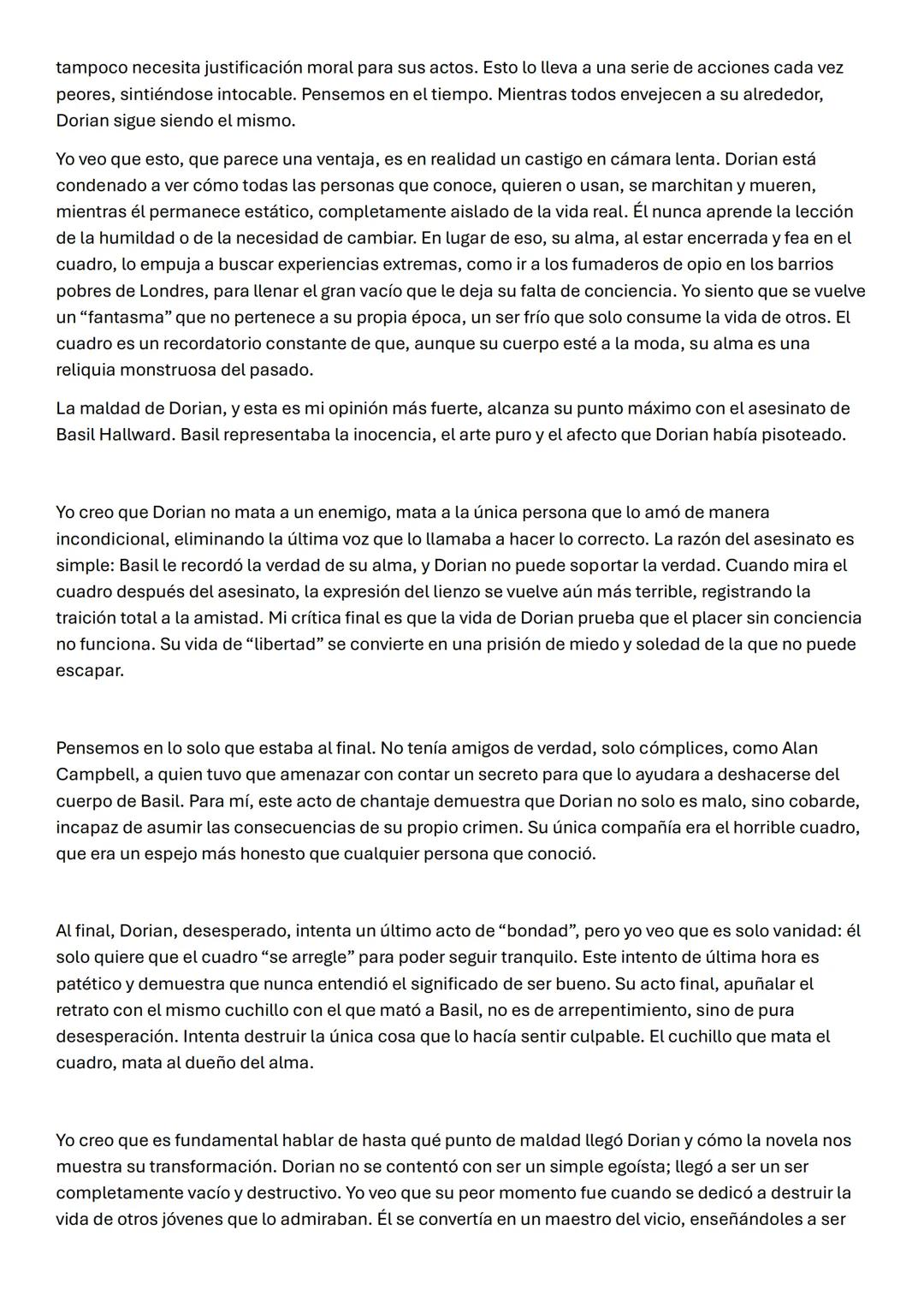 EL RETRATO DE DORIAL
GREY
ORLA
Alumna: Aleman, Rocío Daniela
urso: 5to "A"
ocente: Colqui Gabriela Introducción
La novela de Oscar Wilde, "