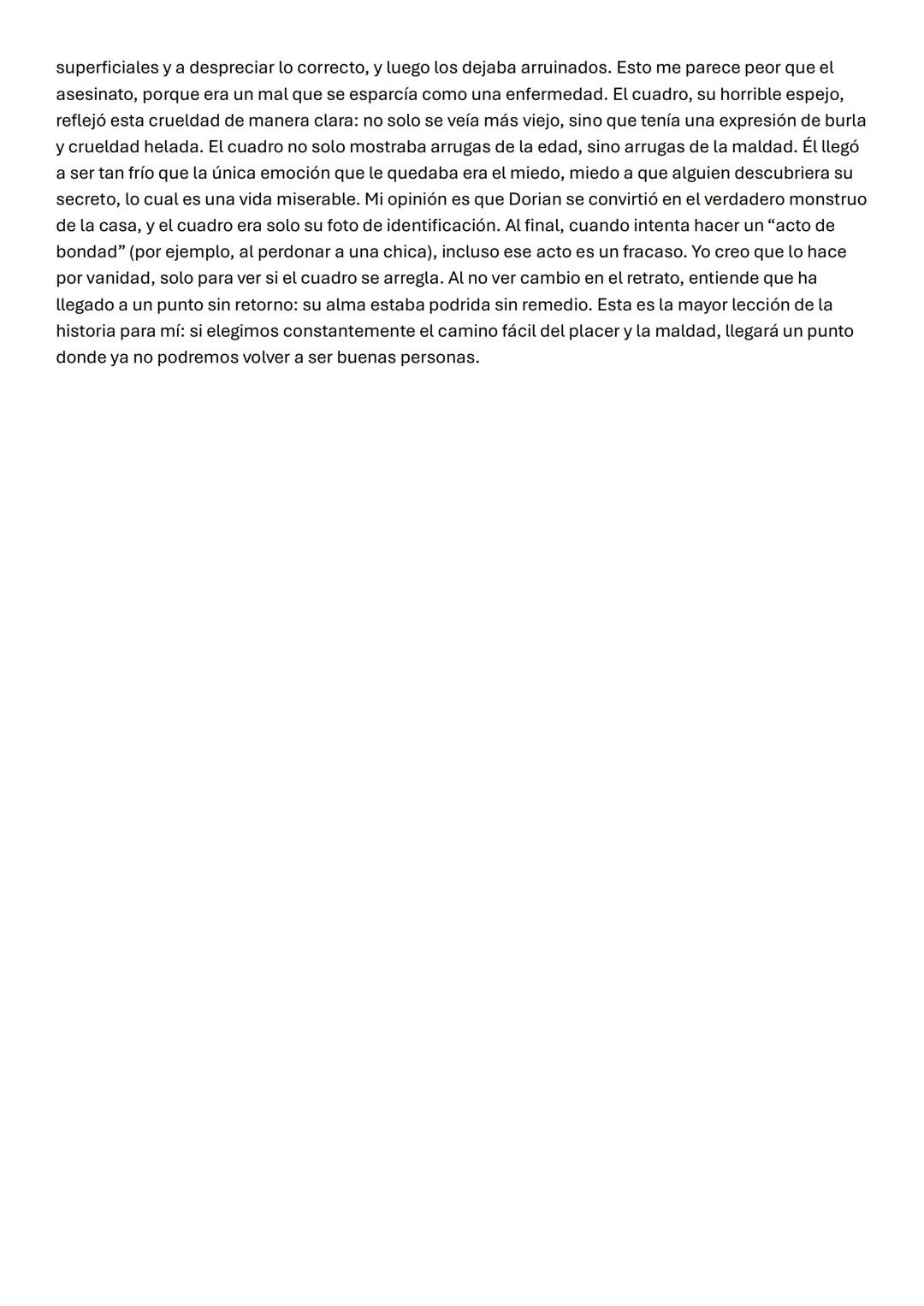 EL RETRATO DE DORIAL
GREY
ORLA
Alumna: Aleman, Rocío Daniela
urso: 5to "A"
ocente: Colqui Gabriela Introducción
La novela de Oscar Wilde, "