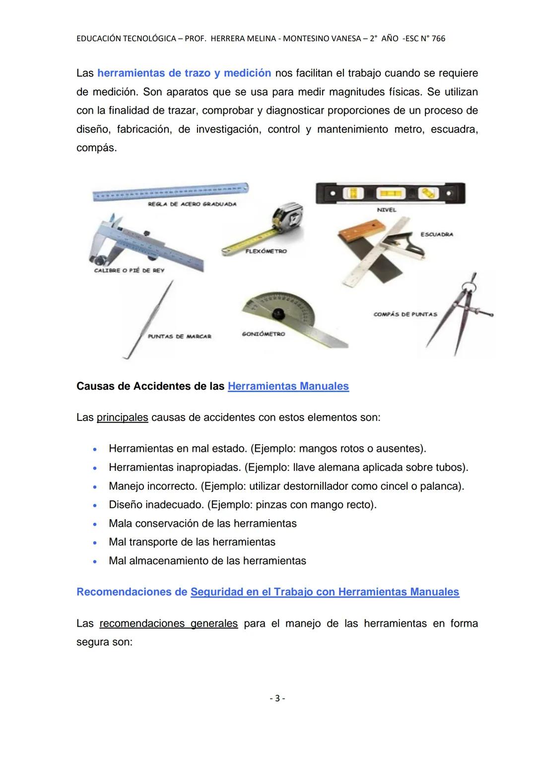 ESCUELA PROVINCIAL N° 766
PERITO FRANCISCO MORENO
A
PM
EDUCACIÓN TECNOLÓGICA
NOMBRE Y APELLIDO DEL ESTUDIANTE:
EQUIPO DOCENTE: HERRERA, M