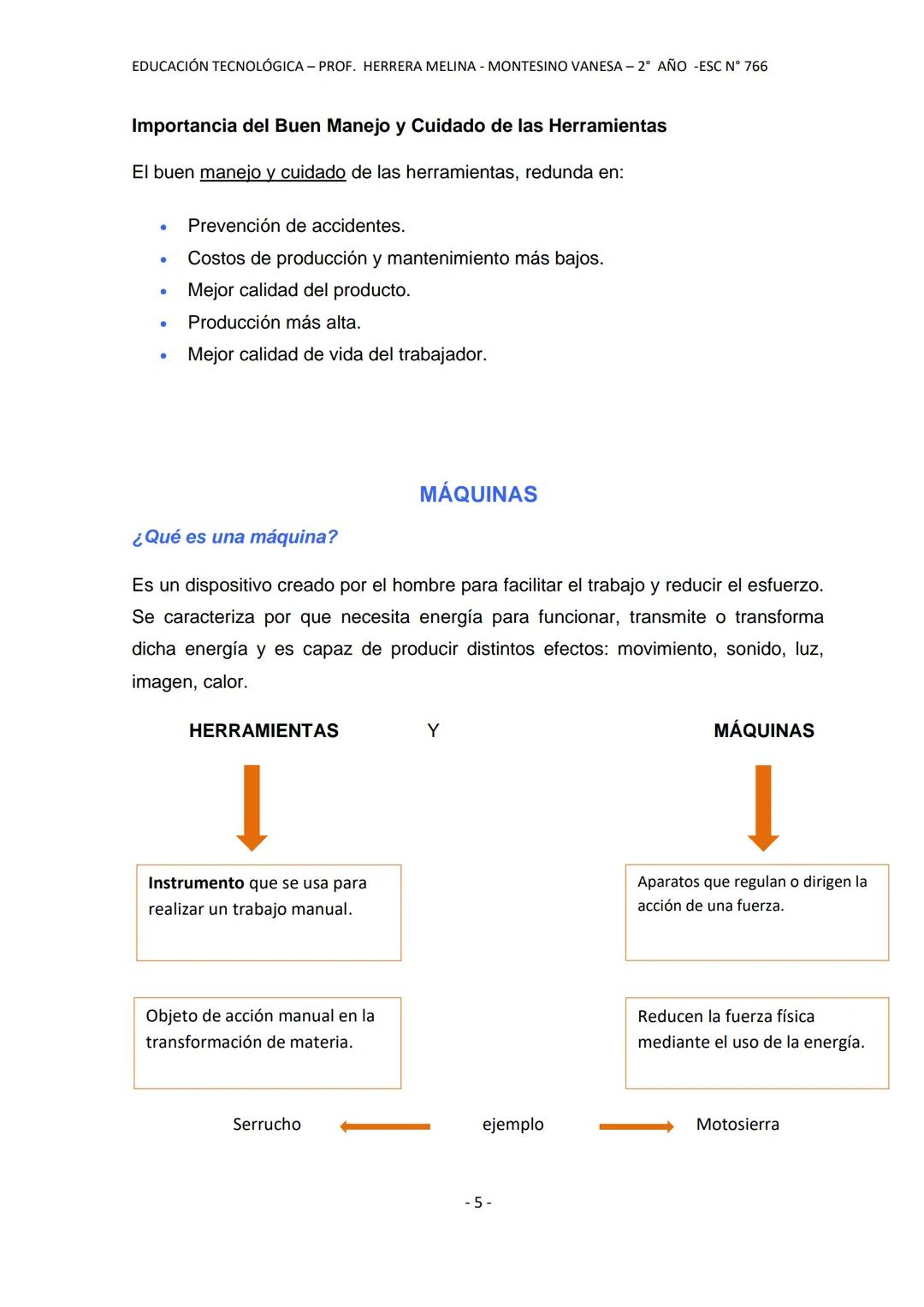 ESCUELA PROVINCIAL N° 766
PERITO FRANCISCO MORENO
A
PM
EDUCACIÓN TECNOLÓGICA
NOMBRE Y APELLIDO DEL ESTUDIANTE:
EQUIPO DOCENTE: HERRERA, M