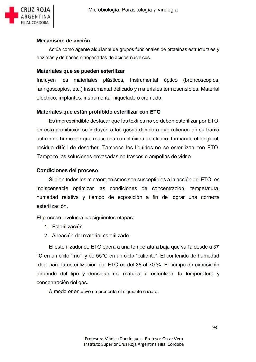 +
CRUZ ROJA
ARGENΤΙΝΑ
FILIAL CÓRDOBA
Instituto Superior
Microbiología,
Parasitología
y
Virología
Profesora Mónica Domínguez
Profesor Osca