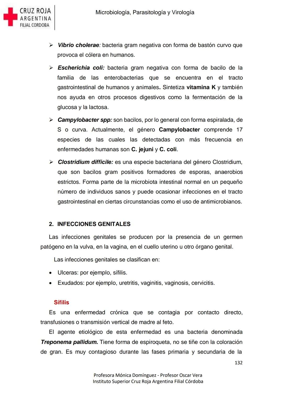 +
CRUZ ROJA
ARGENΤΙΝΑ
FILIAL CÓRDOBA
Instituto Superior
Microbiología,
Parasitología
y
Virología
Profesora Mónica Domínguez
Profesor Osca