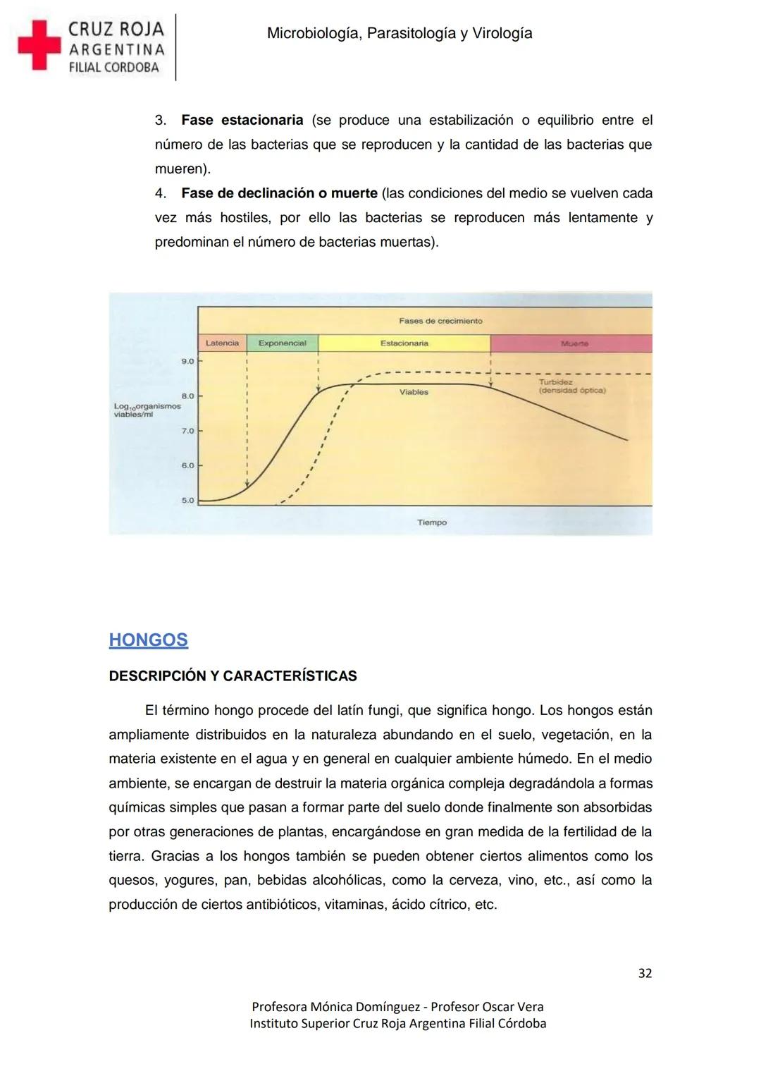 +
CRUZ ROJA
ARGENΤΙΝΑ
FILIAL CÓRDOBA
Instituto Superior
Microbiología,
Parasitología
y
Virología
Profesora Mónica Domínguez
Profesor Osca