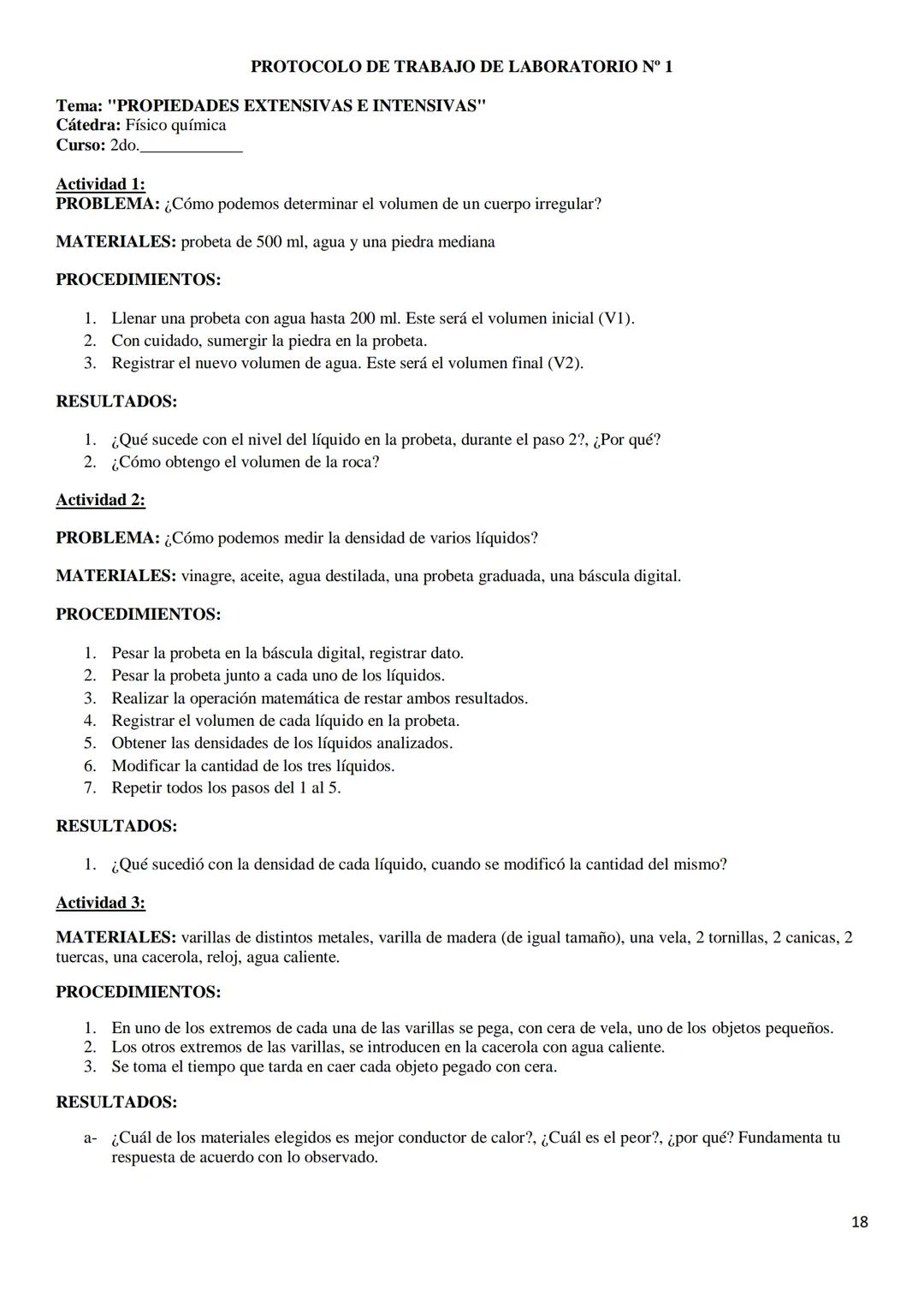 E. E. S. O. P. I N° 8025
“VIRGEN DEL ROSARIO”
# FÍSICO- QUÍMICA
Nombre alumno:__________________
2do. A- B
Profesora: Luciana Caselli
A