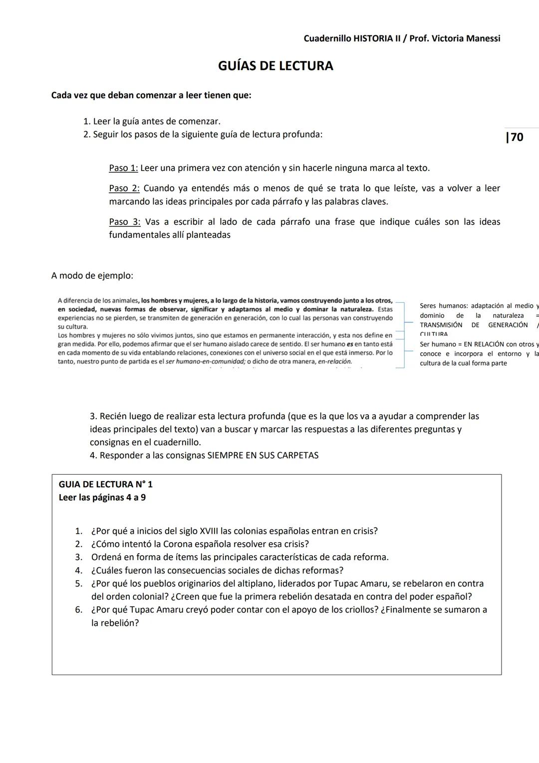 UNIVERSIDAD NACIONAL DEL LITORAL
Escuela Industrial Superior
Material de estudio de
HISTORIA II
Prof. Victoria Manessi y Clara Ruiz Cuad