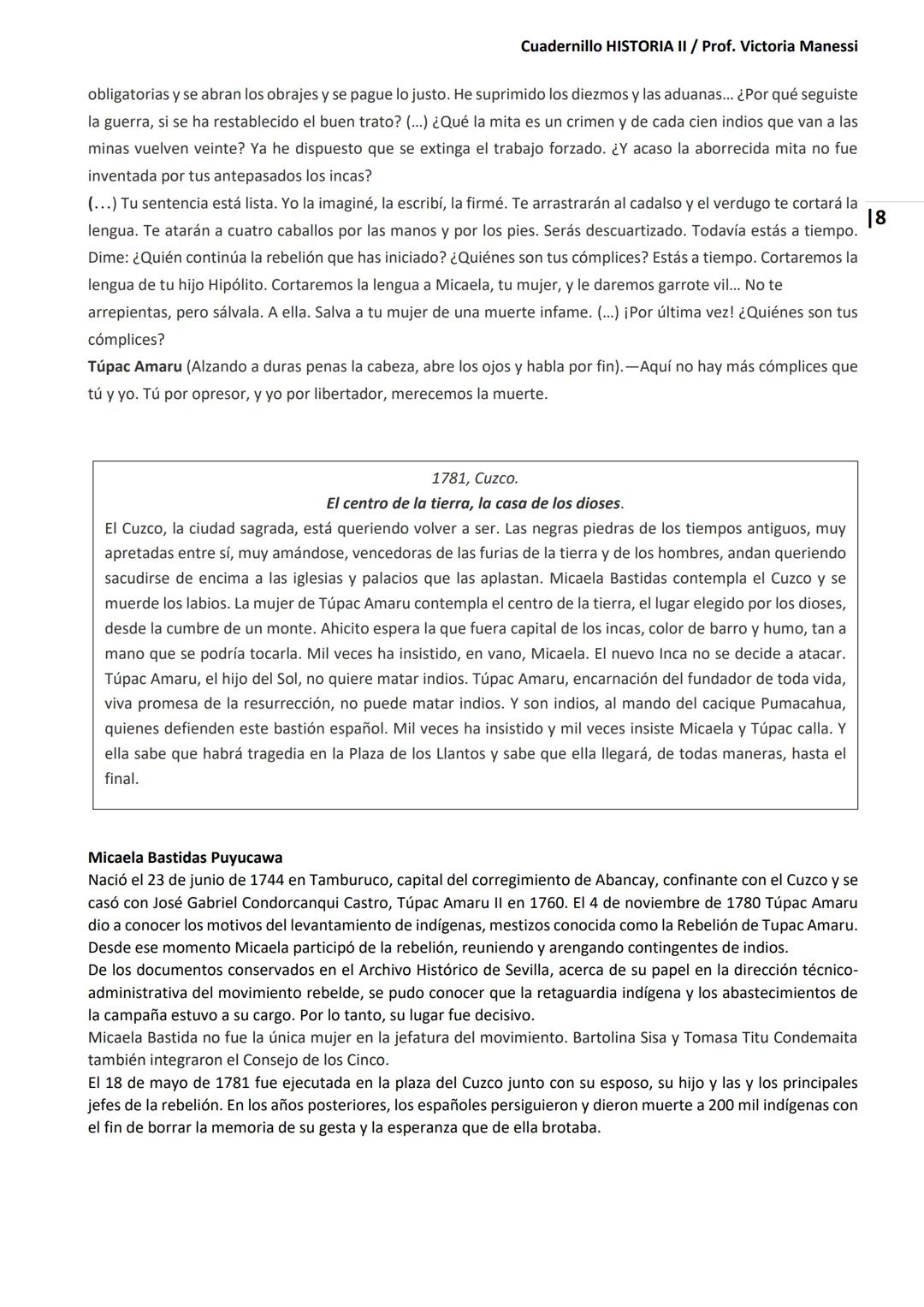 UNIVERSIDAD NACIONAL DEL LITORAL
Escuela Industrial Superior
Material de estudio de
HISTORIA II
Prof. Victoria Manessi y Clara Ruiz Cuad