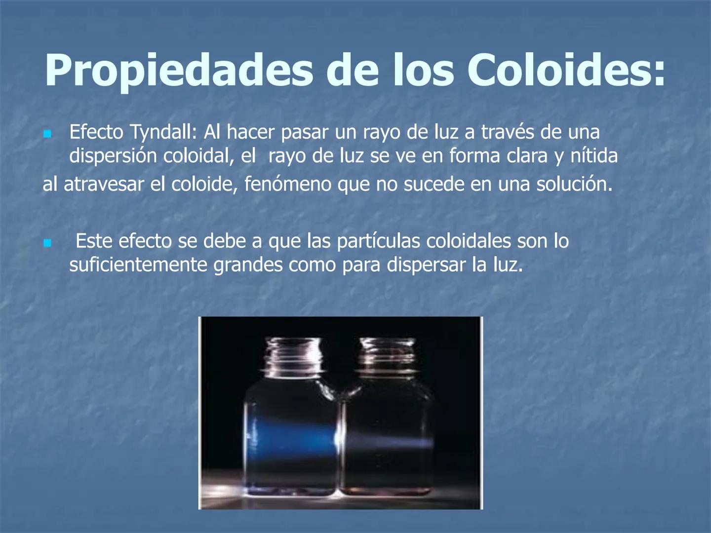 SISTEMAS DISPERSOS
B
Experiencia recien iniciada
Experiencia luego de 5 minutos
B
Experiencia luego de 1 hora # Sistemas Dispersos:
- E