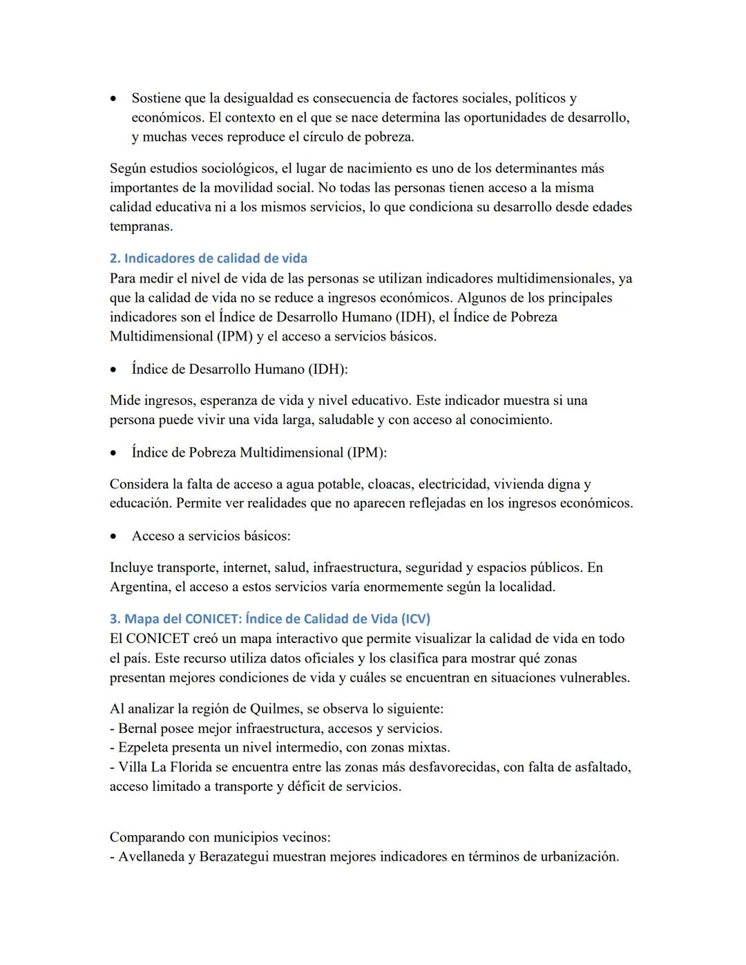 Docente: Victoria cejas Rodz
Materia: Geografía
Nombre: Aylen Caro Ruiz
Las desigualdades sociales en Argentina y los indicadores
multidi
