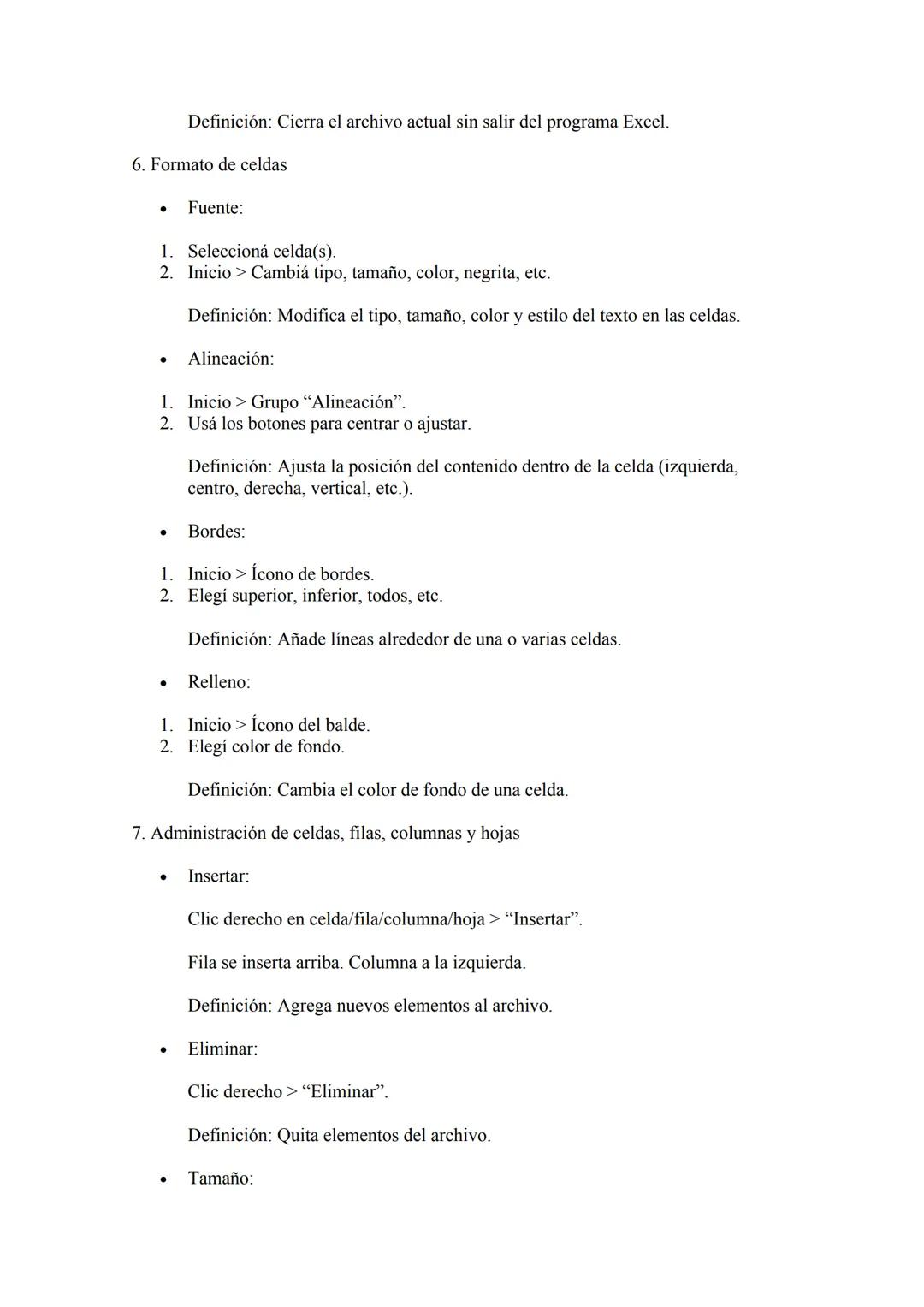 1. ¿Qué es Excel?
Para qué sirve: Organizar, calcular y analizar datos usando celdas en filas y columnas.
Cómo usarlo:
- Cada archivo es