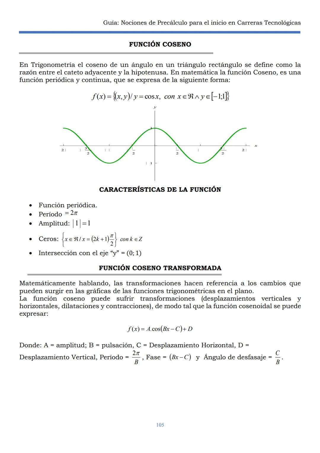 HAEDO
UNIVERSIDAD
Tecnológica
Nacional
GUÍA
Seminario Universitario
Módulo:
Noción de precálculo para
el inicio en carreras
tecnológicas