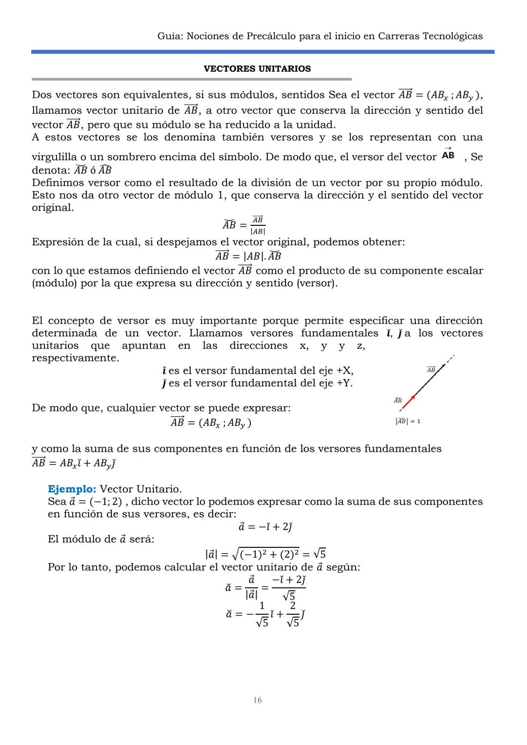 HAEDO
UNIVERSIDAD
Tecnológica
Nacional
GUÍA
Seminario Universitario
Módulo:
Noción de precálculo para
el inicio en carreras
tecnológicas