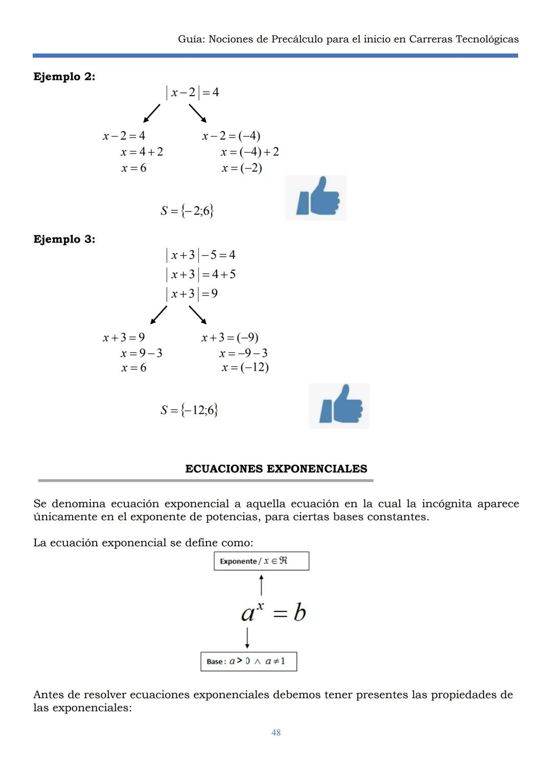 HAEDO
UNIVERSIDAD
Tecnológica
Nacional
GUÍA
Seminario Universitario
Módulo:
Noción de precálculo para
el inicio en carreras
tecnológicas