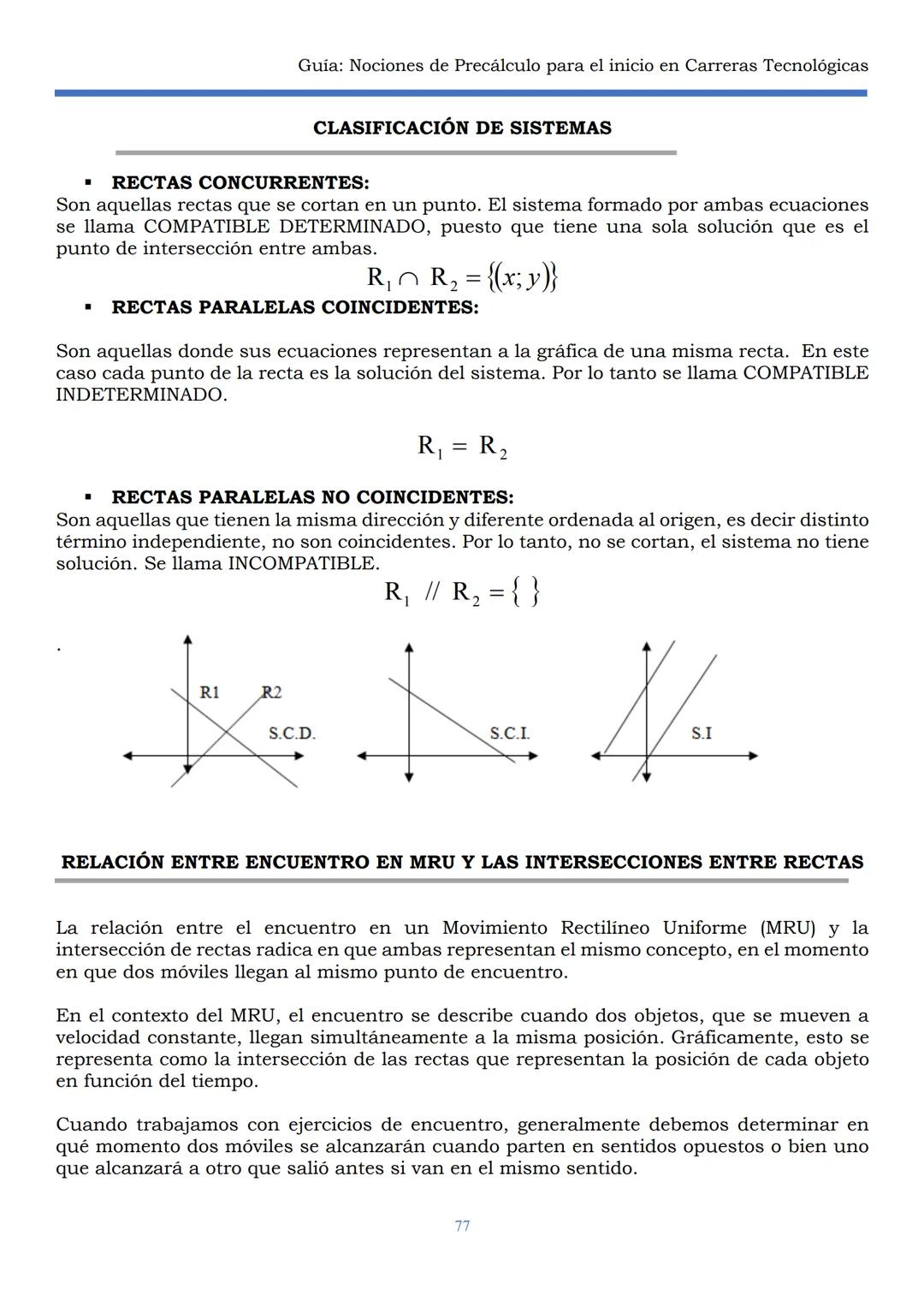 HAEDO
UNIVERSIDAD
Tecnológica
Nacional
GUÍA
Seminario Universitario
Módulo:
Noción de precálculo para
el inicio en carreras
tecnológicas