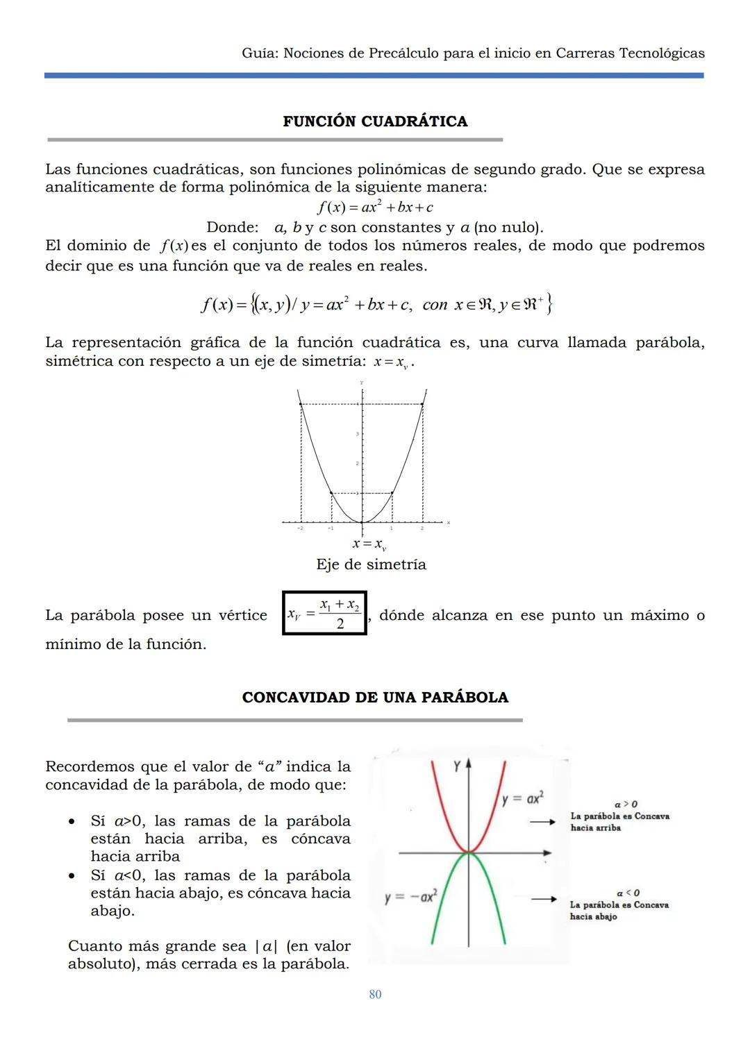 HAEDO
UNIVERSIDAD
Tecnológica
Nacional
GUÍA
Seminario Universitario
Módulo:
Noción de precálculo para
el inicio en carreras
tecnológicas