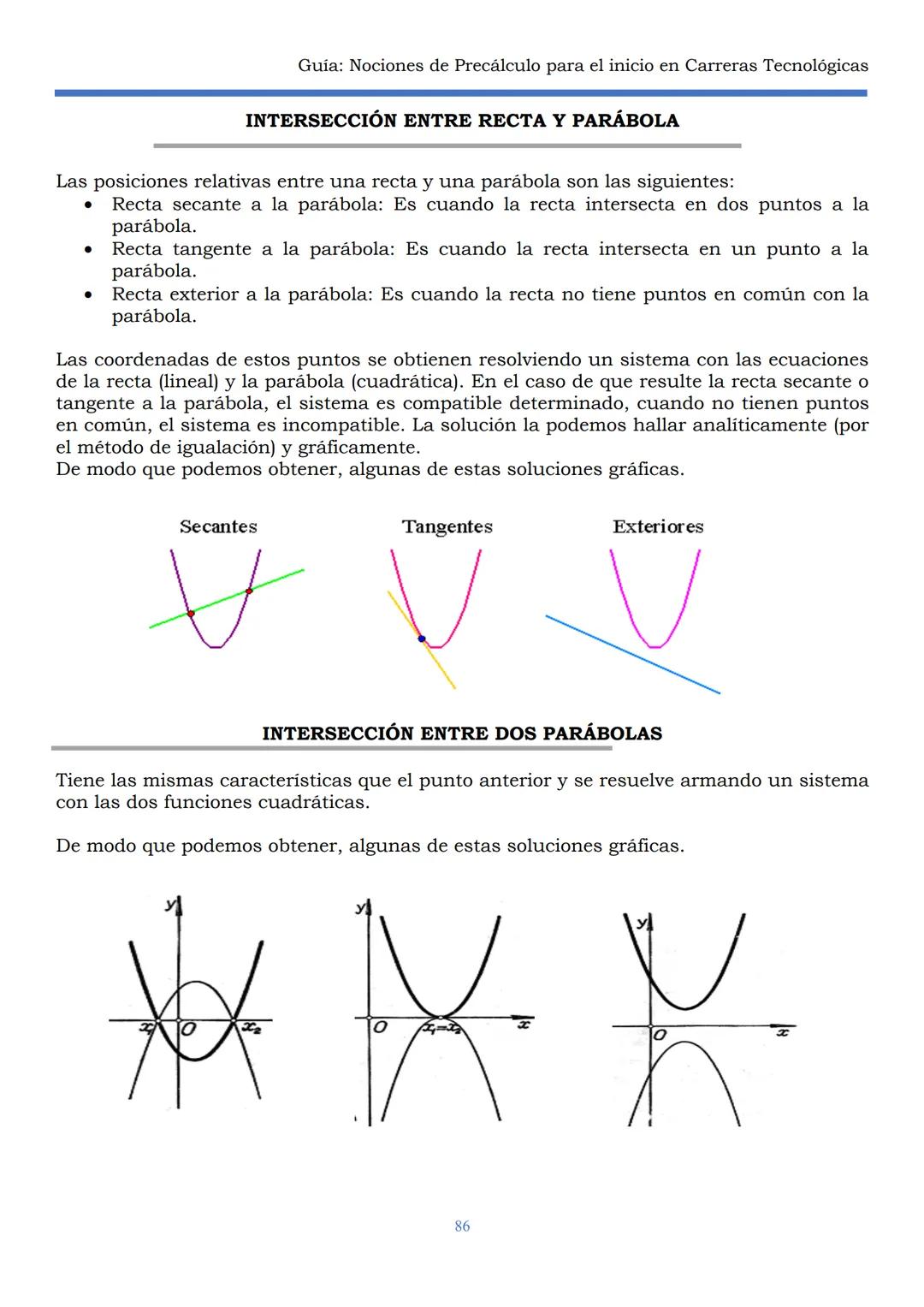 HAEDO
UNIVERSIDAD
Tecnológica
Nacional
GUÍA
Seminario Universitario
Módulo:
Noción de precálculo para
el inicio en carreras
tecnológicas