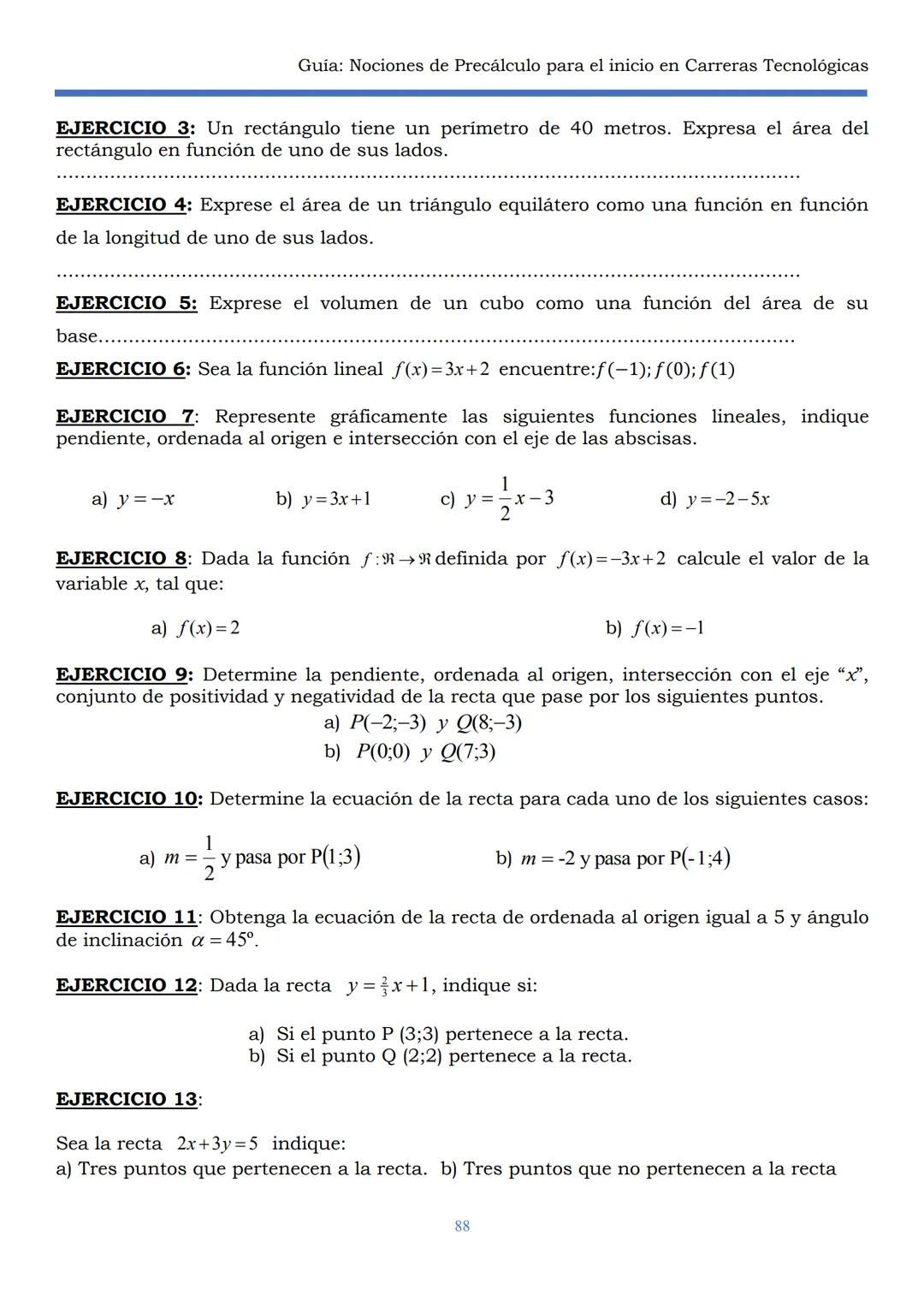 HAEDO
UNIVERSIDAD
Tecnológica
Nacional
GUÍA
Seminario Universitario
Módulo:
Noción de precálculo para
el inicio en carreras
tecnológicas