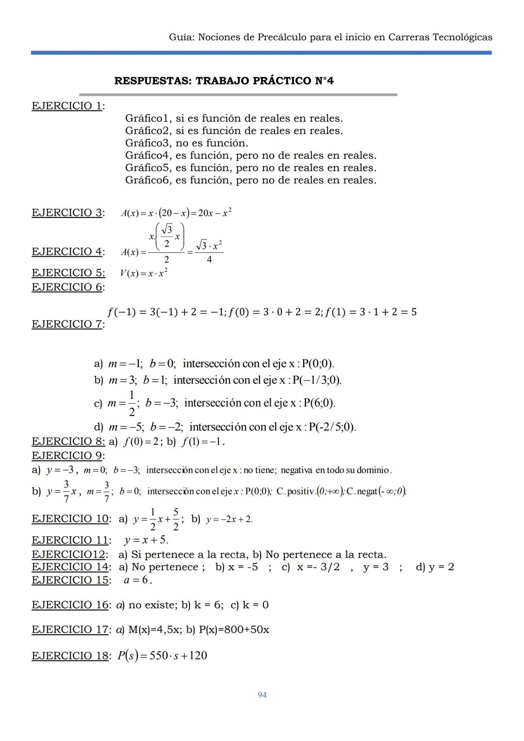 HAEDO
UNIVERSIDAD
Tecnológica
Nacional
GUÍA
Seminario Universitario
Módulo:
Noción de precálculo para
el inicio en carreras
tecnológicas
