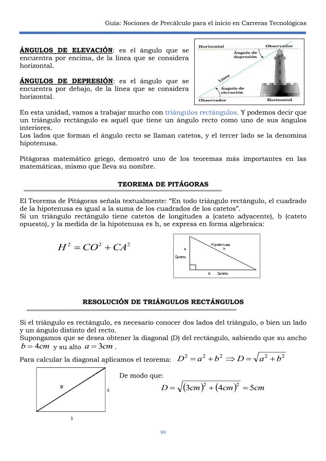 HAEDO
UNIVERSIDAD
Tecnológica
Nacional
GUÍA
Seminario Universitario
Módulo:
Noción de precálculo para
el inicio en carreras
tecnológicas