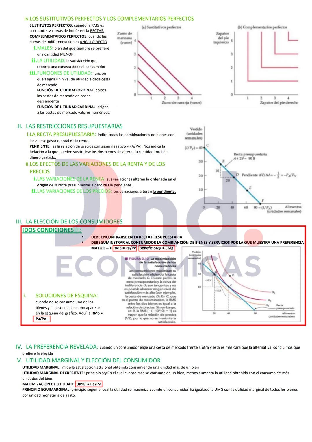 - /dndeconomicas
# MICROECONOMÍA I
## Resumen Final
Ond.
ECONOMICAS • PRIMERA PARTE: INTRODUCCIÓN: LOS MERCADOS Y LOS PRECIOS
2. CAPÍ