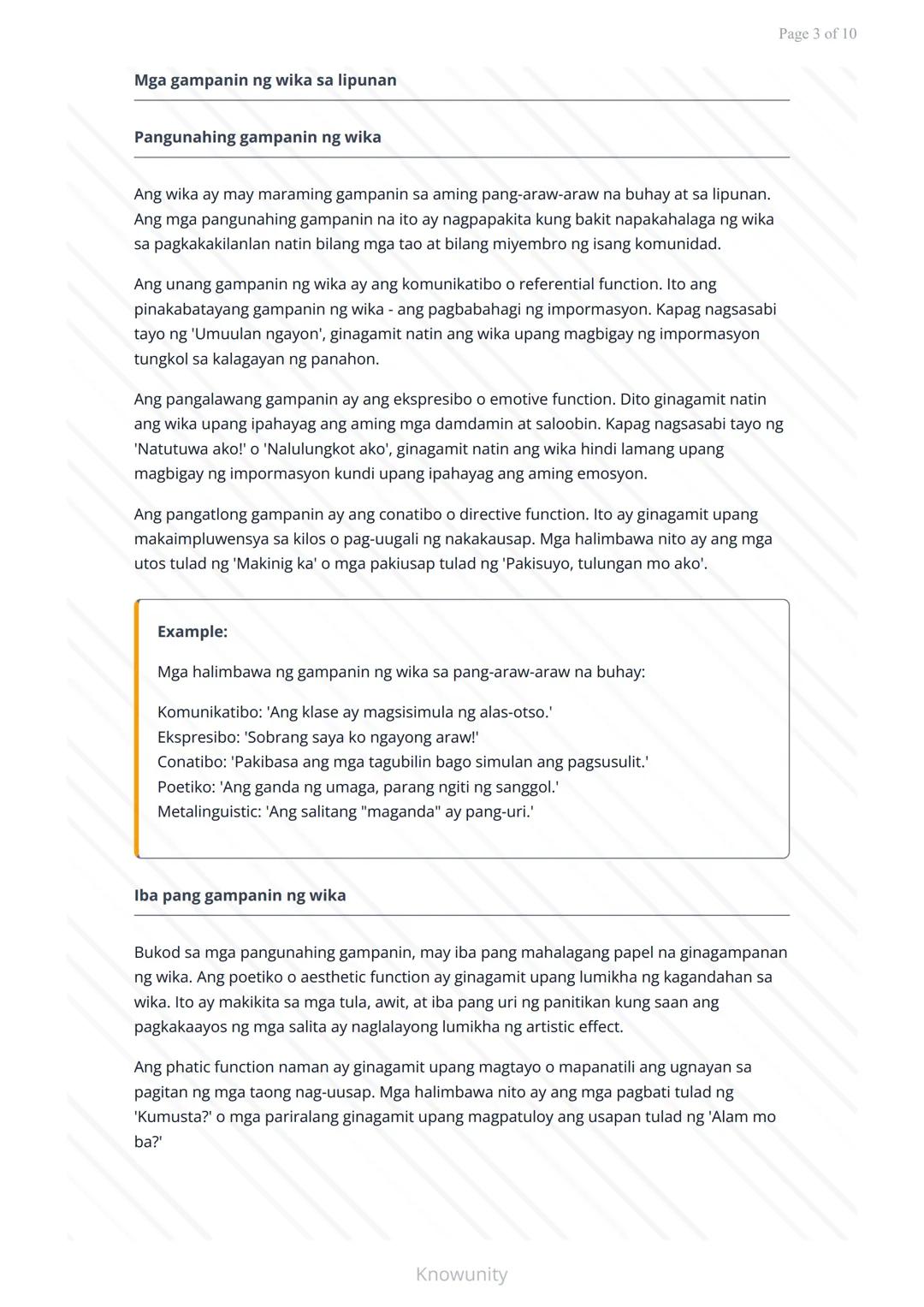 Kalikasan, Katangian, at Kahalagahan ng Wika sa Komunikasyon
Pag-aaral sa kahulugan, gampanin, at mga katangian ng wika
Mga Layuning Pang-ed
