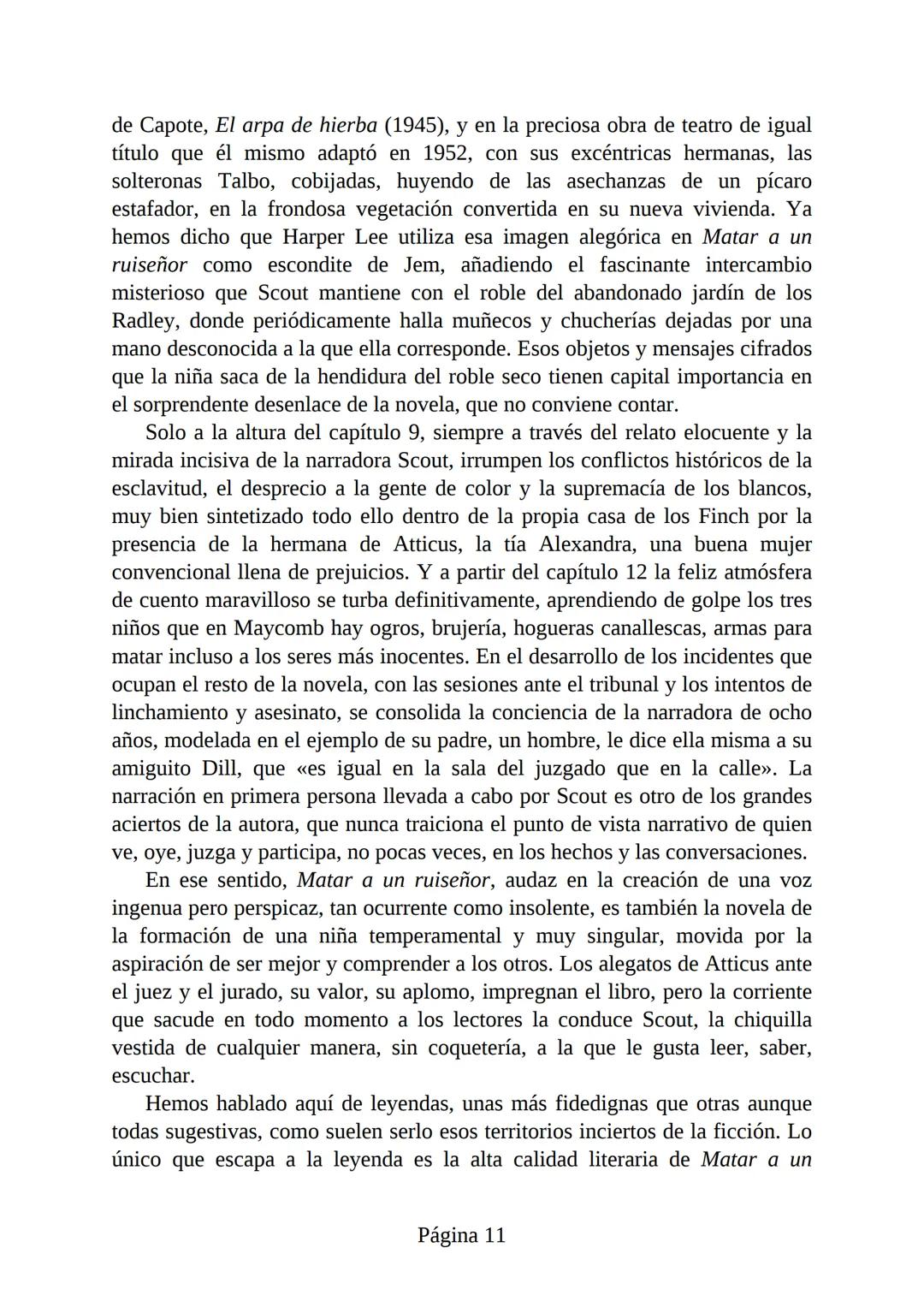 # Prólogo de
VICENTE MOLINA FOIX
# MATAR A UN
# RUISEÑOR
HARPER LEE
Lectulandia <<Disparad a todos los arrendajos azu