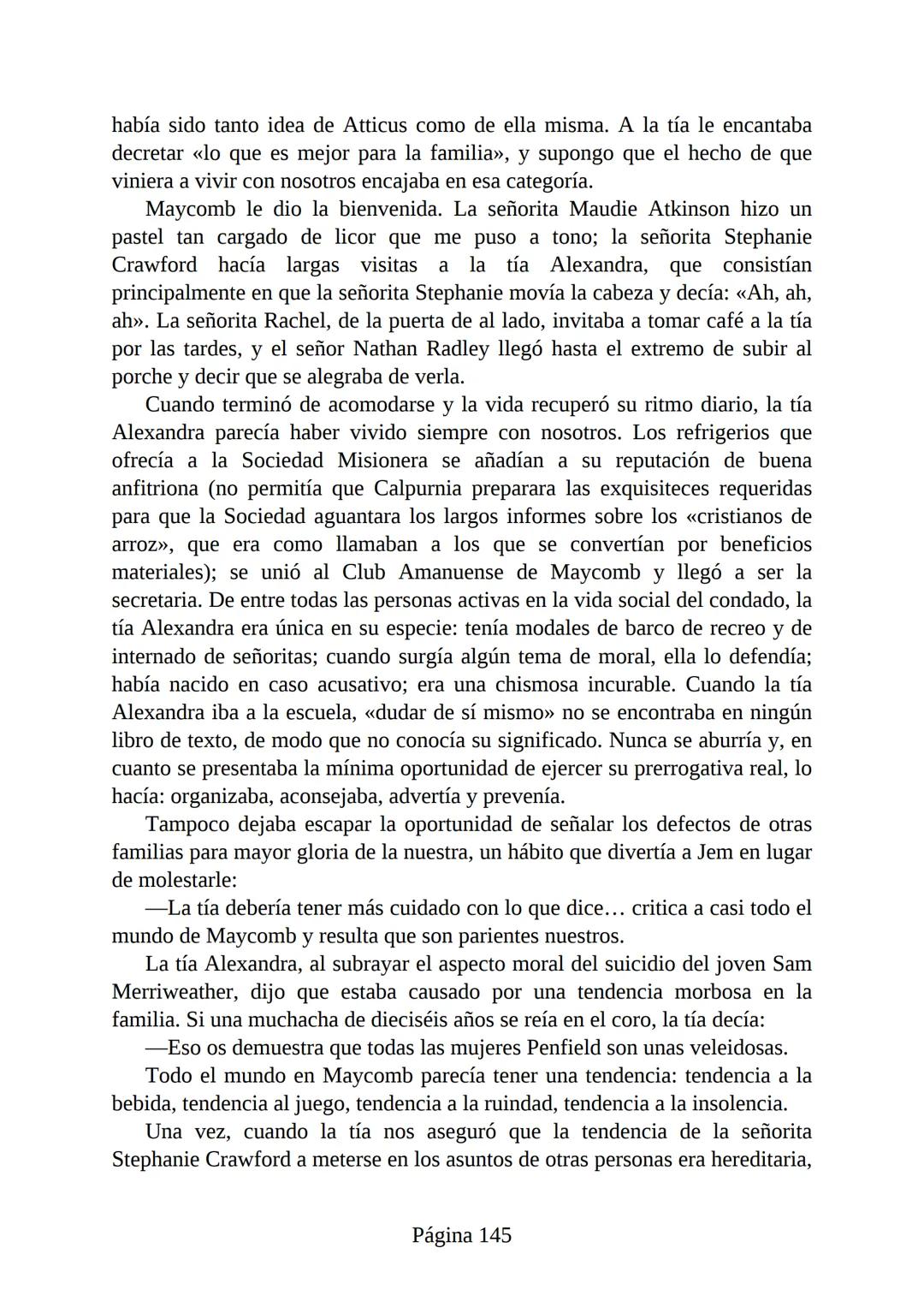 # Prólogo de
VICENTE MOLINA FOIX
# MATAR A UN
# RUISEÑOR
HARPER LEE
Lectulandia <<Disparad a todos los arrendajos azu