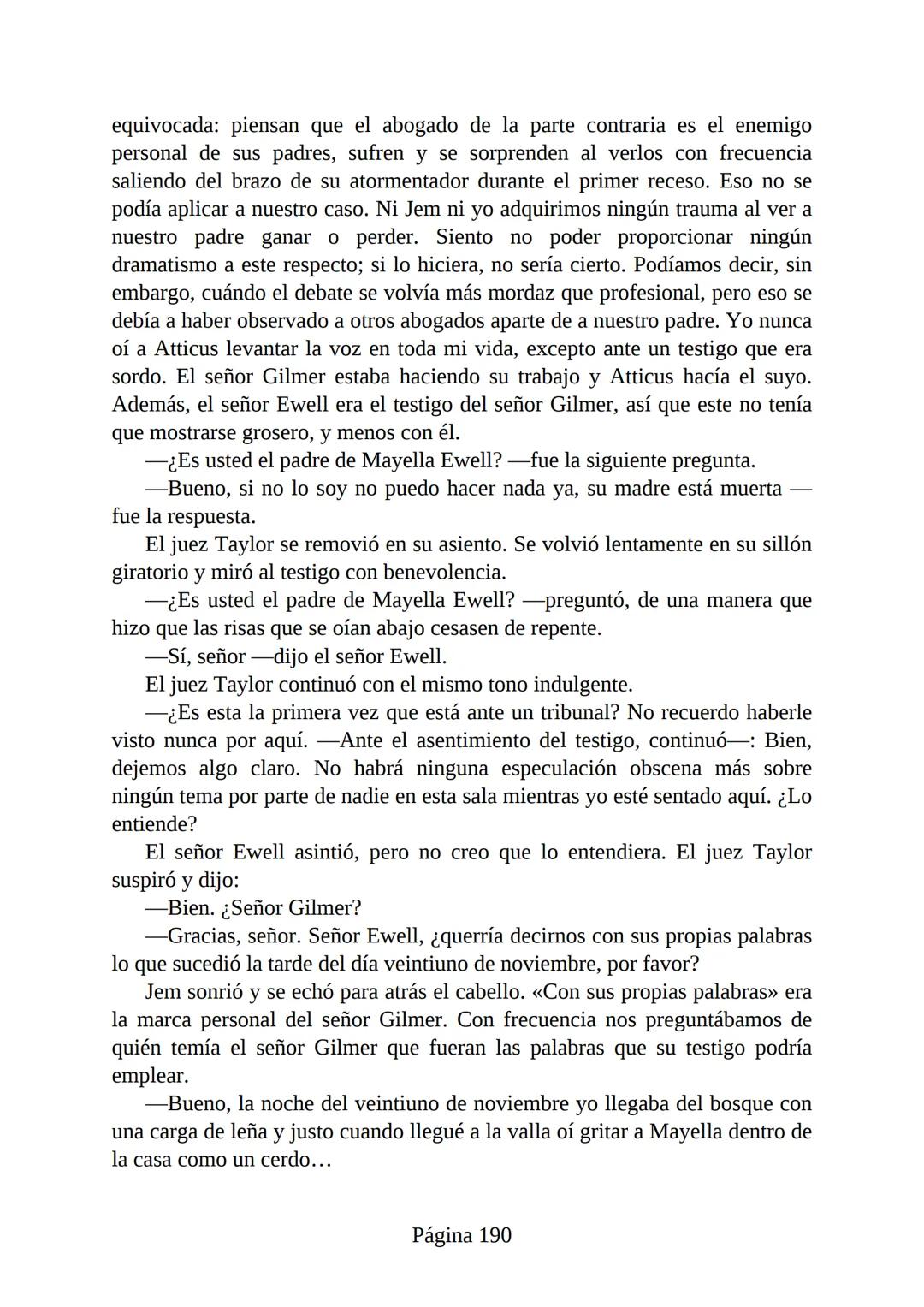 # Prólogo de
VICENTE MOLINA FOIX
# MATAR A UN
# RUISEÑOR
HARPER LEE
Lectulandia <<Disparad a todos los arrendajos azu