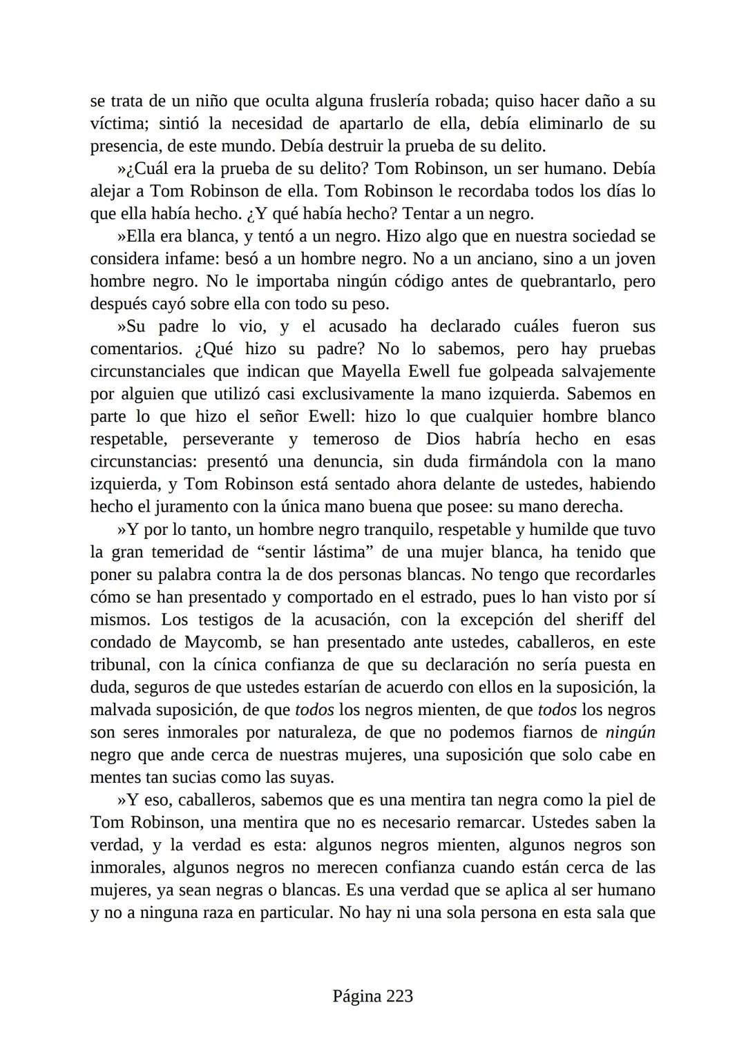 # Prólogo de
VICENTE MOLINA FOIX
# MATAR A UN
# RUISEÑOR
HARPER LEE
Lectulandia <<Disparad a todos los arrendajos azu