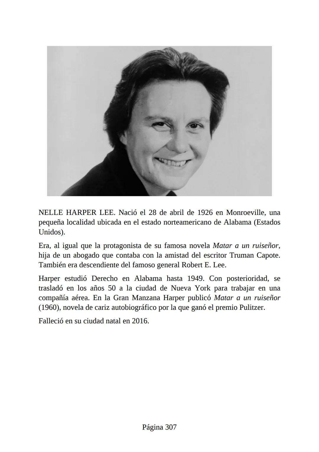 # Prólogo de
VICENTE MOLINA FOIX
# MATAR A UN
# RUISEÑOR
HARPER LEE
Lectulandia <<Disparad a todos los arrendajos azu