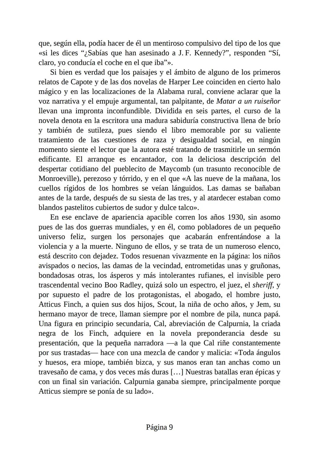 # Prólogo de
VICENTE MOLINA FOIX
# MATAR A UN
# RUISEÑOR
HARPER LEE
Lectulandia <<Disparad a todos los arrendajos azu