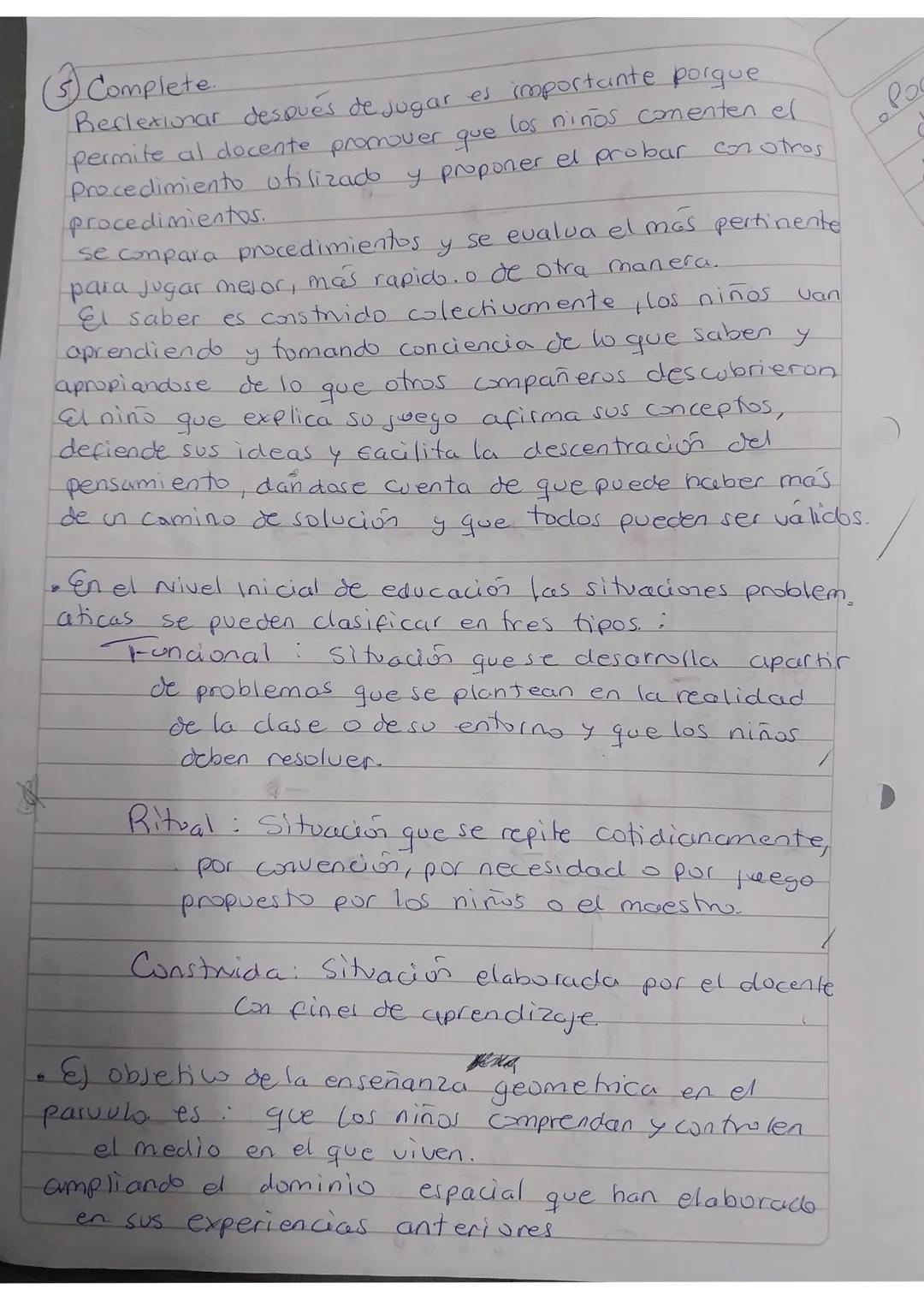 UNIDAD 3 "Enseñar geometria en el Nivel Inicial
Los conocimientos Espaciales se desarrollan naturalmente
desde el nacimiento, mientras que