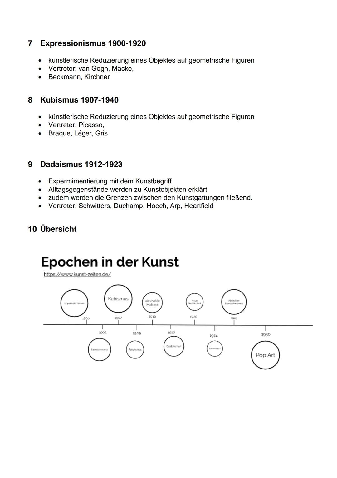 # Verschiedene Epochen der Kunstgeschichte
Zusammenfassung
1 Renaissance 1490-1600
- Ideale Maße und Proportionen spielen bei der Darstell