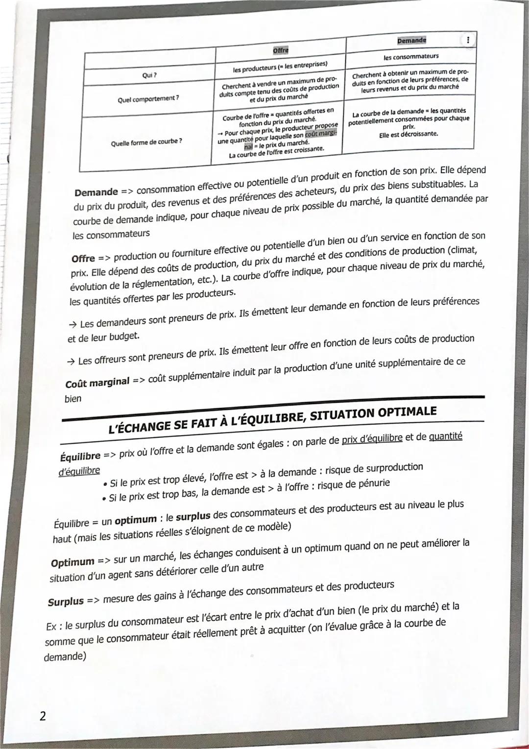 # 1- COMMENT UN MARCHÉ
CONCURRENCIEL FONCTIONNE-
T-IL?
LE MARCHÉ, UNE INSTITUTION
Les sociétés humaines produisent des biens et des servic