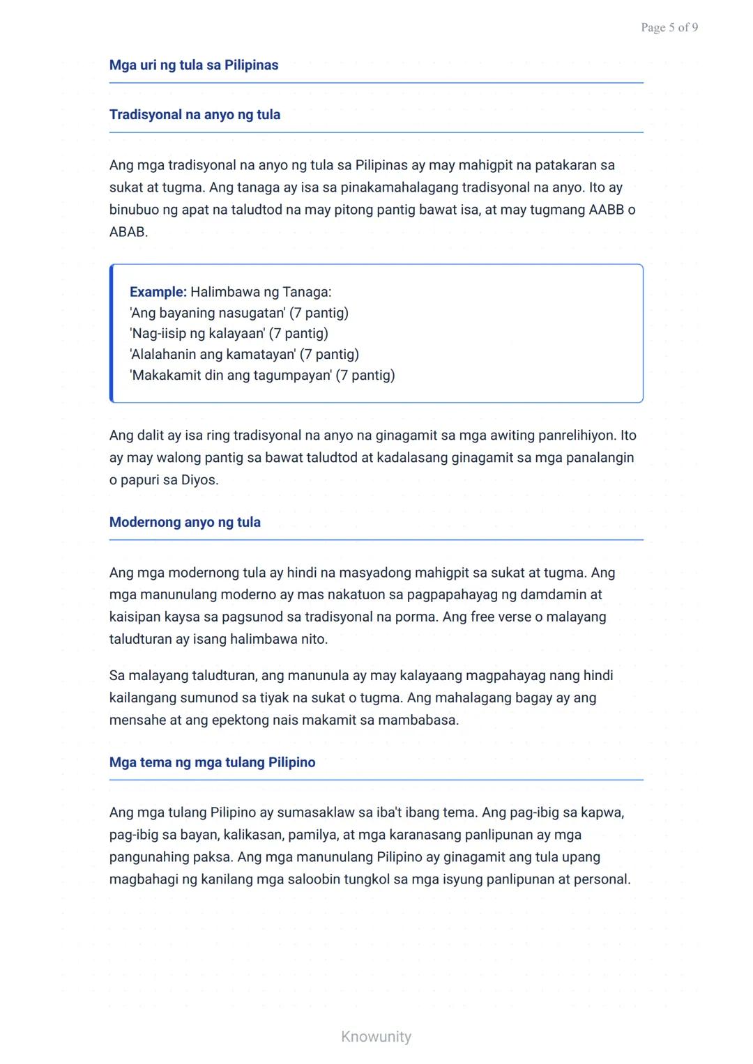 Pag-unawa at Pagsusuri ng Tula: Mga Elemento at Kahulugan
Pag-aaral ng mga elemento ng tula at paraan ng pagsusuri nito
Mga Layuning Pang-ed
