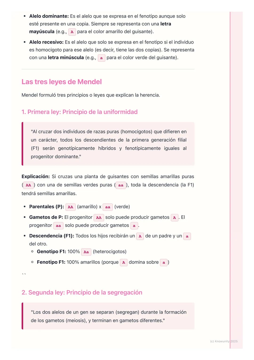 # Leyes de Mendel
Introducción a la genética mendeliana
Gregor Mendel fue un monje y botánico del siglo XIX que es considerado el
"padre d