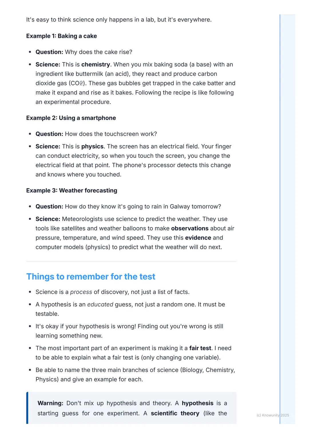 # What is Science?
## An introduction to science
Science is basically the study of the world around us. It's a way of learning
about every