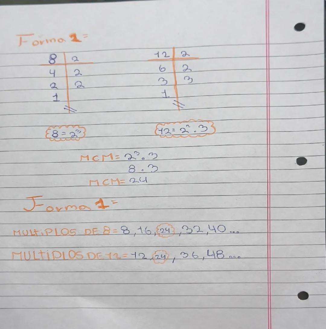 - •
Larrida
M.CM. Y MCD.
EIMCMae dos omás números es el
número más pequeño que es multiplo
de todos ellos. Es decir, el número más
chico