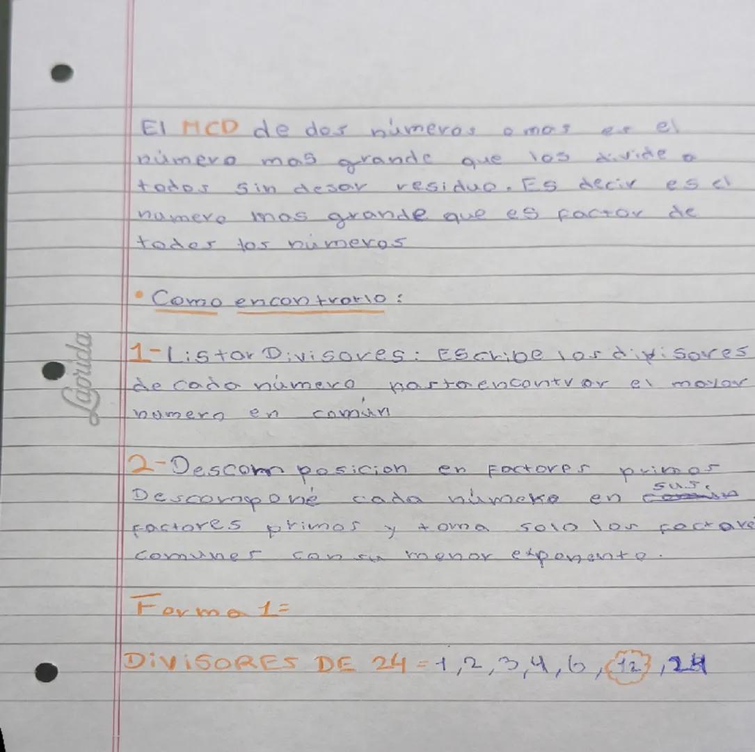 - •
Larrida
M.CM. Y MCD.
EIMCMae dos omás números es el
número más pequeño que es multiplo
de todos ellos. Es decir, el número más
chico