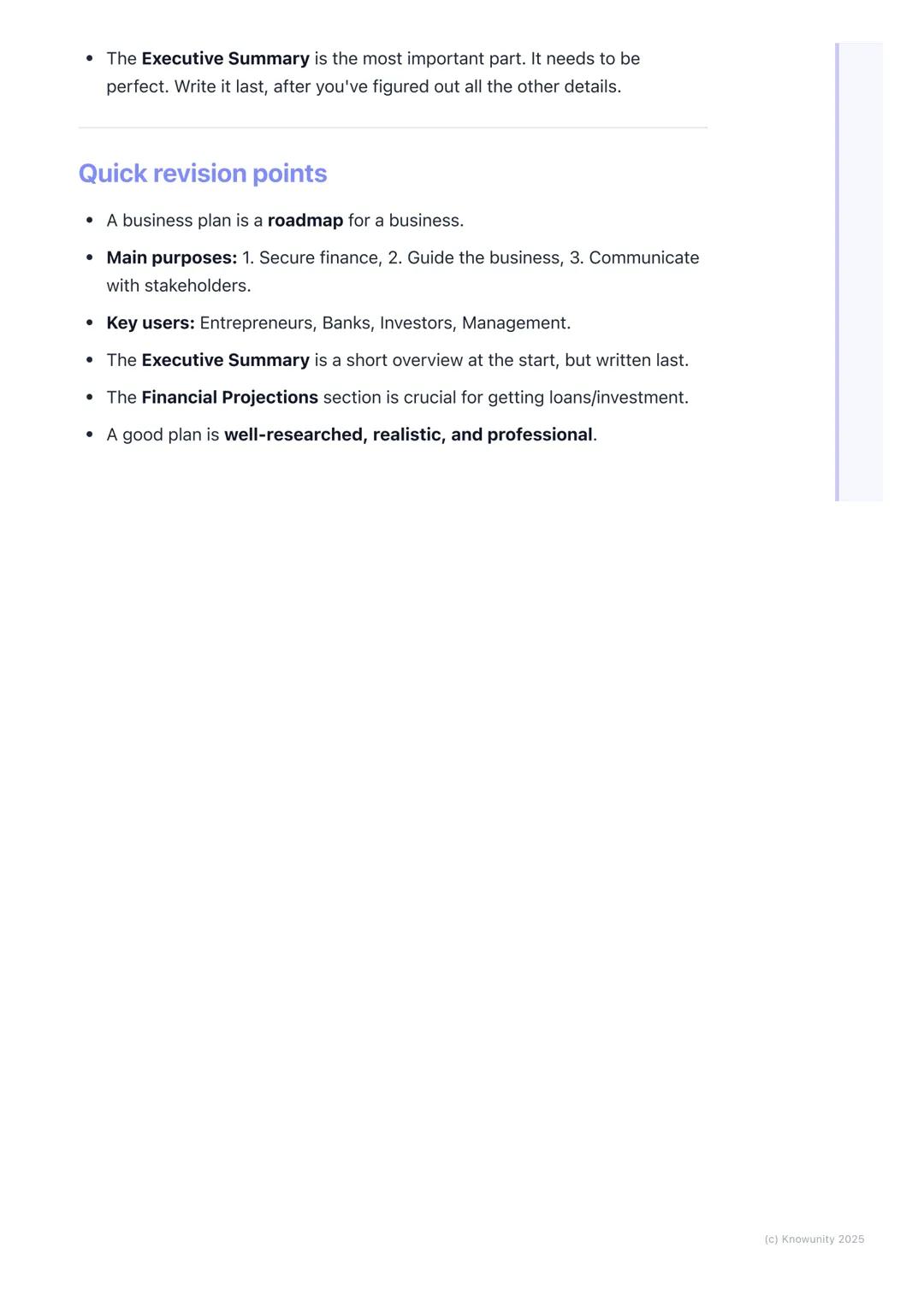 # The Business Plan
(Introduction)
Introduction to the business plan
A business plan is a formal written document that outlines a business