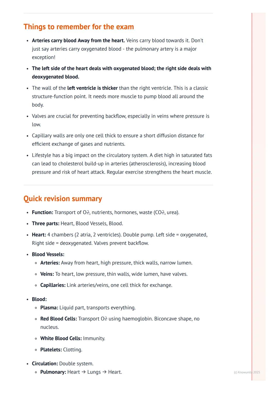 # The Circulatory System
An introduction to the circulatory system
The circulatory system is basically the body's transport network. Its m