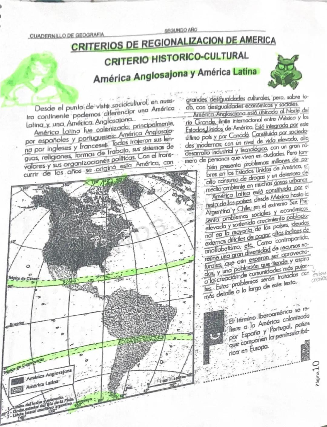 CUADERNILLO DE GEOGRAFIA
SEGUNDO AÑO
CRITERIOS DE REGIONALIZACION DE AMERICA
CRITERIO GEOLOGICO-ESTRUCTURAL
América del Norte, América Centr