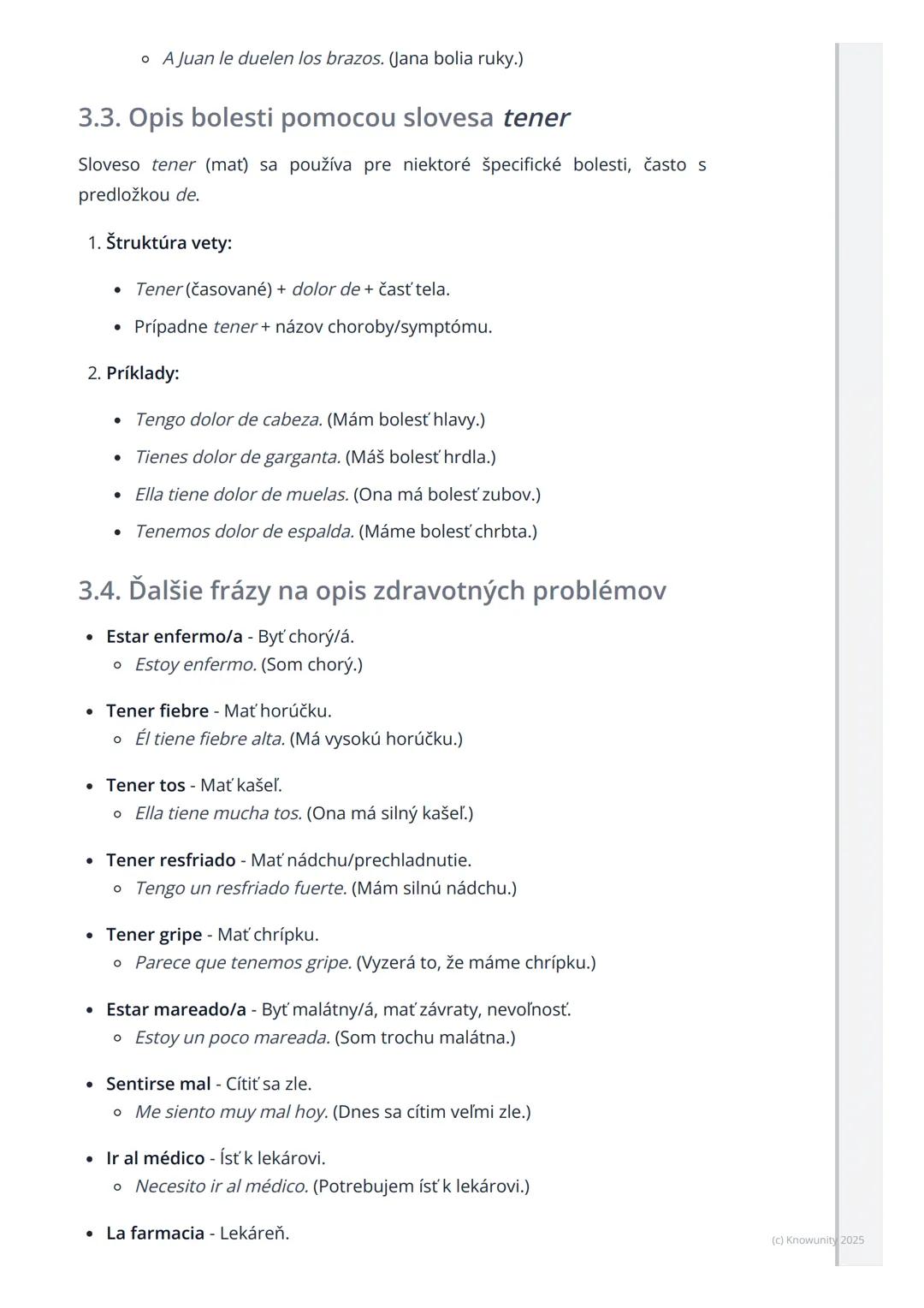 # Časti tela a opis bolesti
1. Prehľad témy: Časti tela a opis bolesti
Táto téma je super dôležitá, lebo sa naučíme, ako pomenovať rôzne č