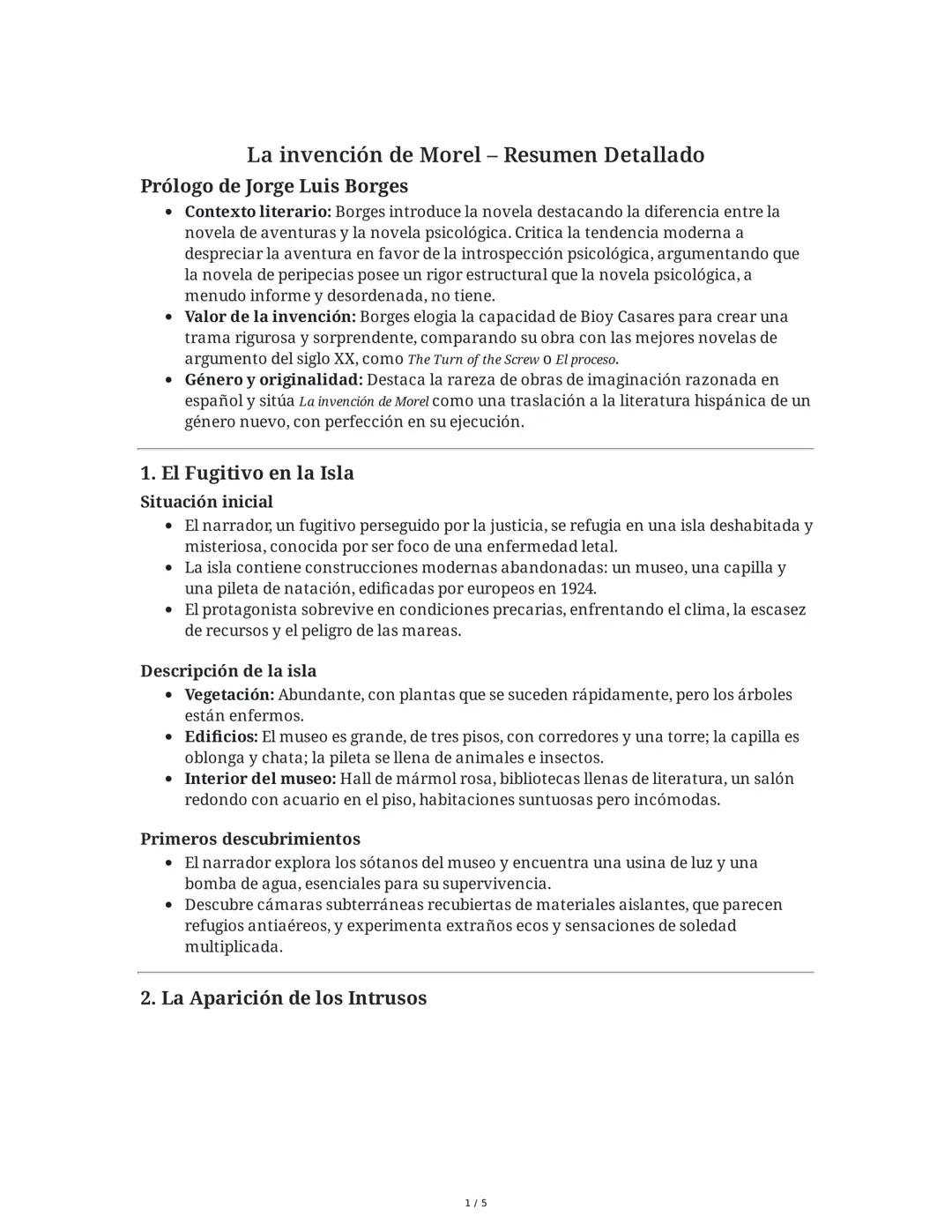 Análisis de 'La invención de Morel'