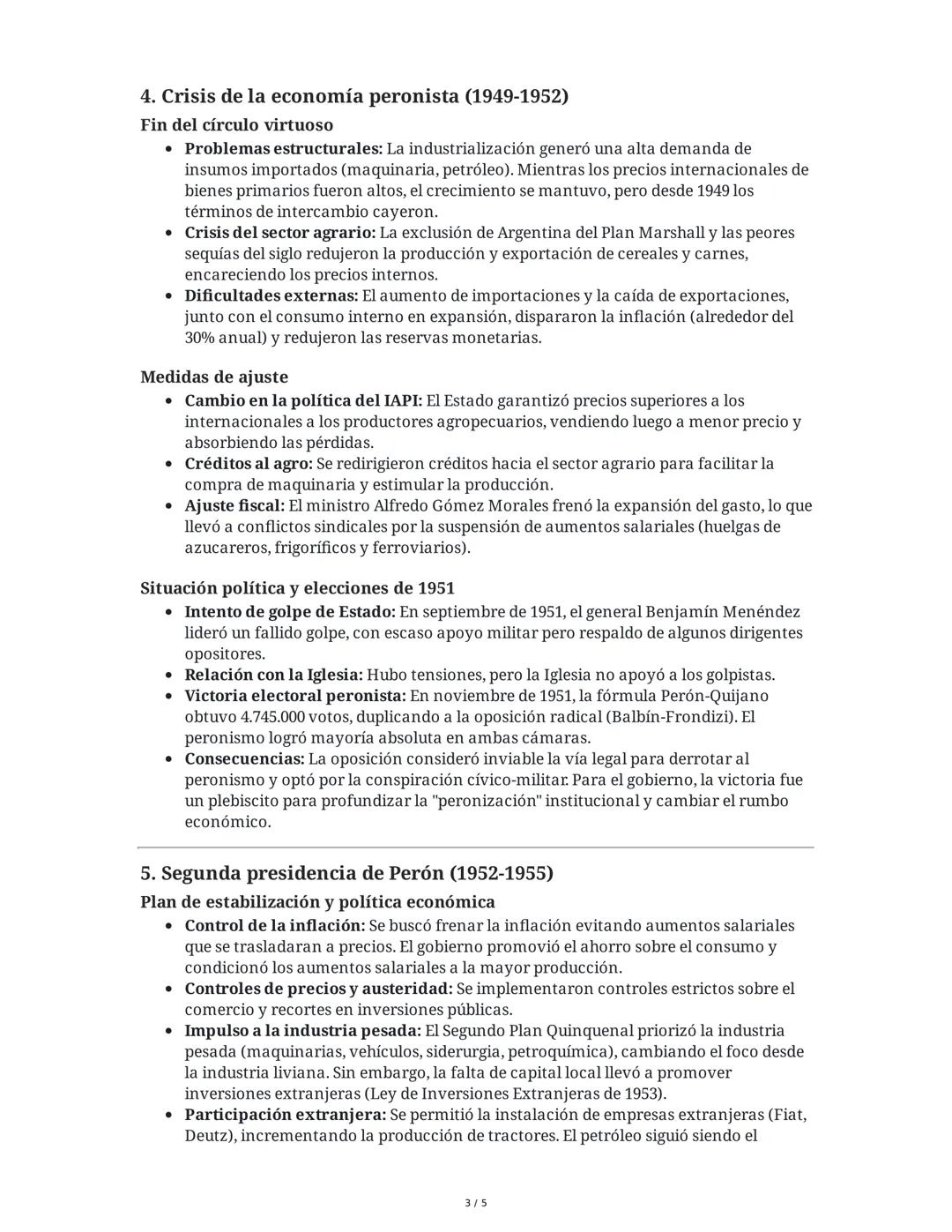 La consolidación y evolución del poder peronista
1. Consolidación del poder peronista (1946-1952)
Reorganización política y sindical
• Disol