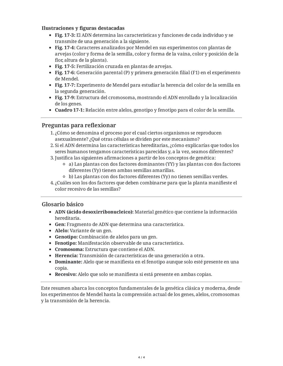Resumen Extendido: Introducción a la Genética y la Herencia
¿Qué estudia la genética?
La genética es la ciencia que estudia cómo se transmit